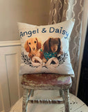 Custom pillow cover home decor for pet grandparent child’s room high school team