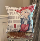 Mississippi Colonel Reb Football Flim Flam dorm room man cave decor pillow cover