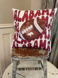 Alabama AL Football era Dorm room man cave pillow cover