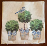 Topiary blue bird