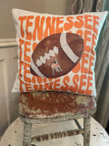 Tennessee TN football era dorm room man cave decor pillow cover