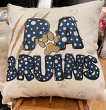Custom pillow cover home decor for pet grandparent child’s room high school team
