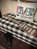 River home decor River Gypsy pillow cover