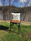 River home decor River Gypsy pillow cover