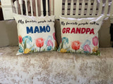 Custom pillow cover home decor for pet grandparent child’s room high school team
