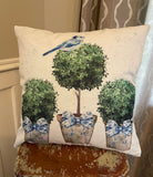 Topiary blue bird