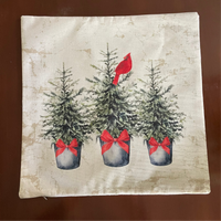 Fir Tree with Cardinal