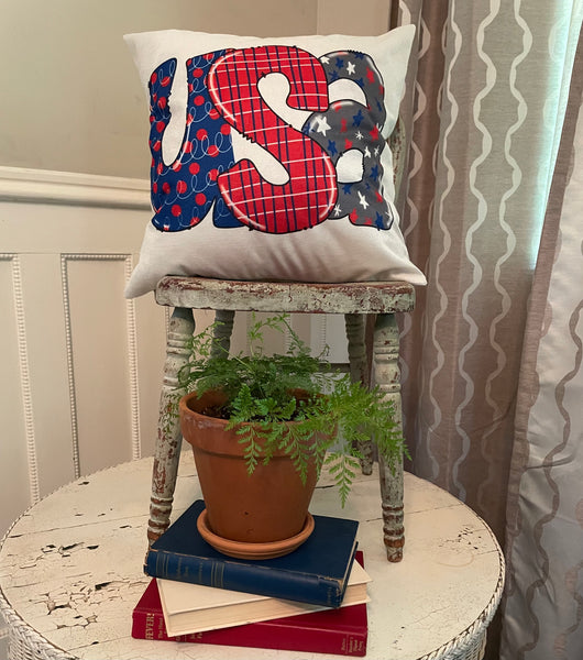 USA bubble letters