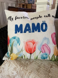 Custom pillow cover home decor for pet grandparent child’s room high school team