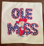 Ole Miss bubble letters