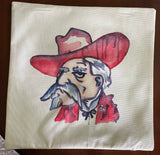 Mississippi MS Colonel Reb Football dorm room man cave decor pillow cover