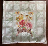 Fall preppy floral Home decor mum chrysanthemum pillow cover