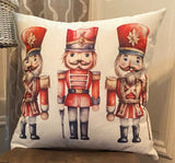 Christmas Nutcracker Pillow cover Toy Soldier home decor