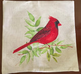 Red bird on Branch