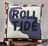Alabama AL elephant Roll Tide dorm room man cave decor pillow cover