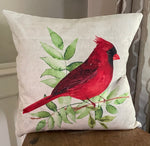 Red bird on Branch