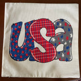 USA bubble letters