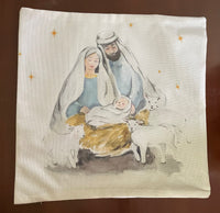 Mary Joseph Nativity with Sheep