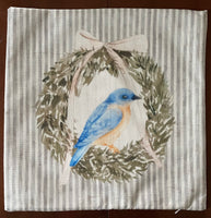 Blue Bird Wreath