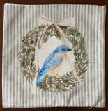 Blue Bird Wreath