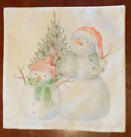 Watercolor snowmen