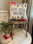 Floral God Bless America