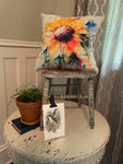 Watercolor Sunflower