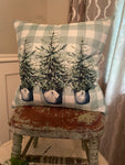 Fir tree white bow