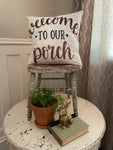 Welcome to OUR porch