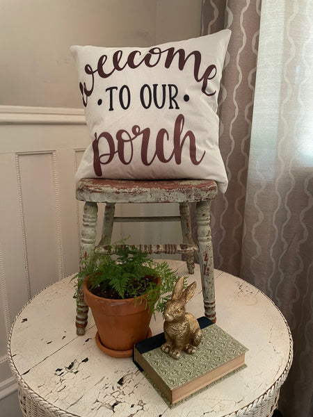 Welcome to OUR porch