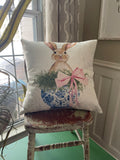 Cute Rabbit with pink bow