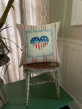 Heart American flag