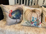 Fall Home Decor Turkey vintage inspired pillow cover