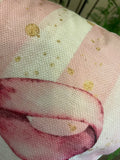 Sorority Dorm room Delta Delta Delta pink pillow cover original design