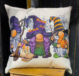 Halloween Fall home decor witch gnome pillow cover