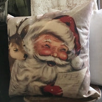 Santa and deer