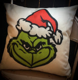 Grinch Christmas Movie pillow cover home decor