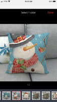Snowman red scarf