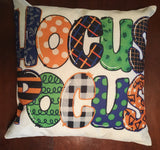 Halloween Fall home decor Hocus Pocus pillow cover