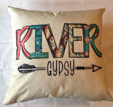 River home decor River Gypsy pillow cover