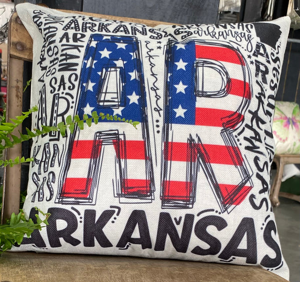 Arkansas red/white/blue